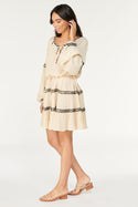 Navia Gianna Mini Dress - Cream
