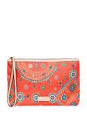 Universe Canvas Clutch - Red