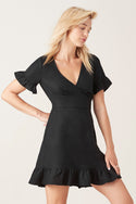 Kara Mini Dress - Black