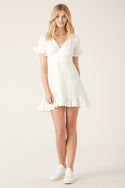 Kara Mini Dress - White