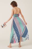 Noelani Silk Maxi Dress - Multi