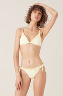 Akoni Tara Tri Bikini Top - Lemon