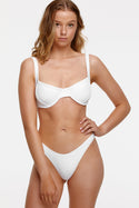 Tigerlily Brigitte Underwire Bikini Top - White