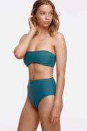 Tigerlily Gabrielle Bandeau Bikini Top - Malachite