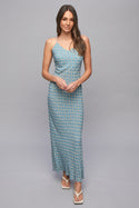 Belize Augustina Slip Maxi Dress - Sky Blue