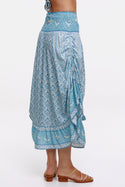 Samara Lola Midi Skirt - Blue