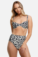 Kamika Brigitte Underwire Bikini Top - Leopard