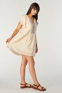 La Camella Tabita Mini Dress - Whisper White