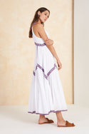 Aymara Sleeveless Dress - White