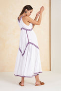 Aymara Sleeveless Dress - White