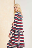 Bisma Longline Knitted Cardigan - Multi