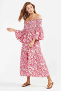 Cameli Midi Dress - Rose