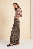 Tigerlily Womens Colca Bias Maxi Skirt - Leopard