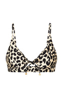 Kamika Elle Bra Bikini Top - Leopard