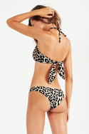 Kamika Gabrielle Bandeau Bikini Top Leopard