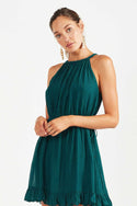Kynthia Mini Dress - Emerald