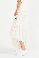 Marsi Midi Dress - Blanc