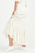 Marsi Midi Dress - Blanc