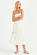 Marsi Midi Dress - Blanc