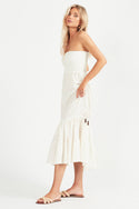 Marsi Midi Dress - Blanc