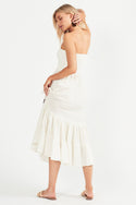 Marsi Midi Dress - Blanc