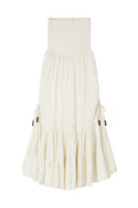 Marsi Midi Dress - Blanc