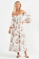 Mazari Midi Dress - Ivory