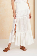 Paradalis Maxi Skirt - White