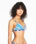 Sanaz Gemini Bra Bikini Top - Patchwork