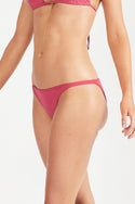 Salena Tiger Bikini Pant - Rose
