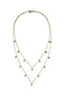 Taniya Layered Necklace - Silver